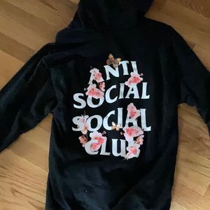 Antisocial, authentic hoodie